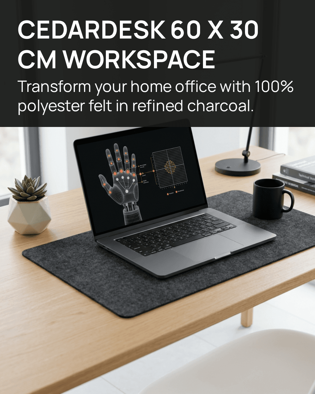 Primary output 4: existing robotics and tactile research imagery remains; this does not meet the requested desk-mat-only subject.